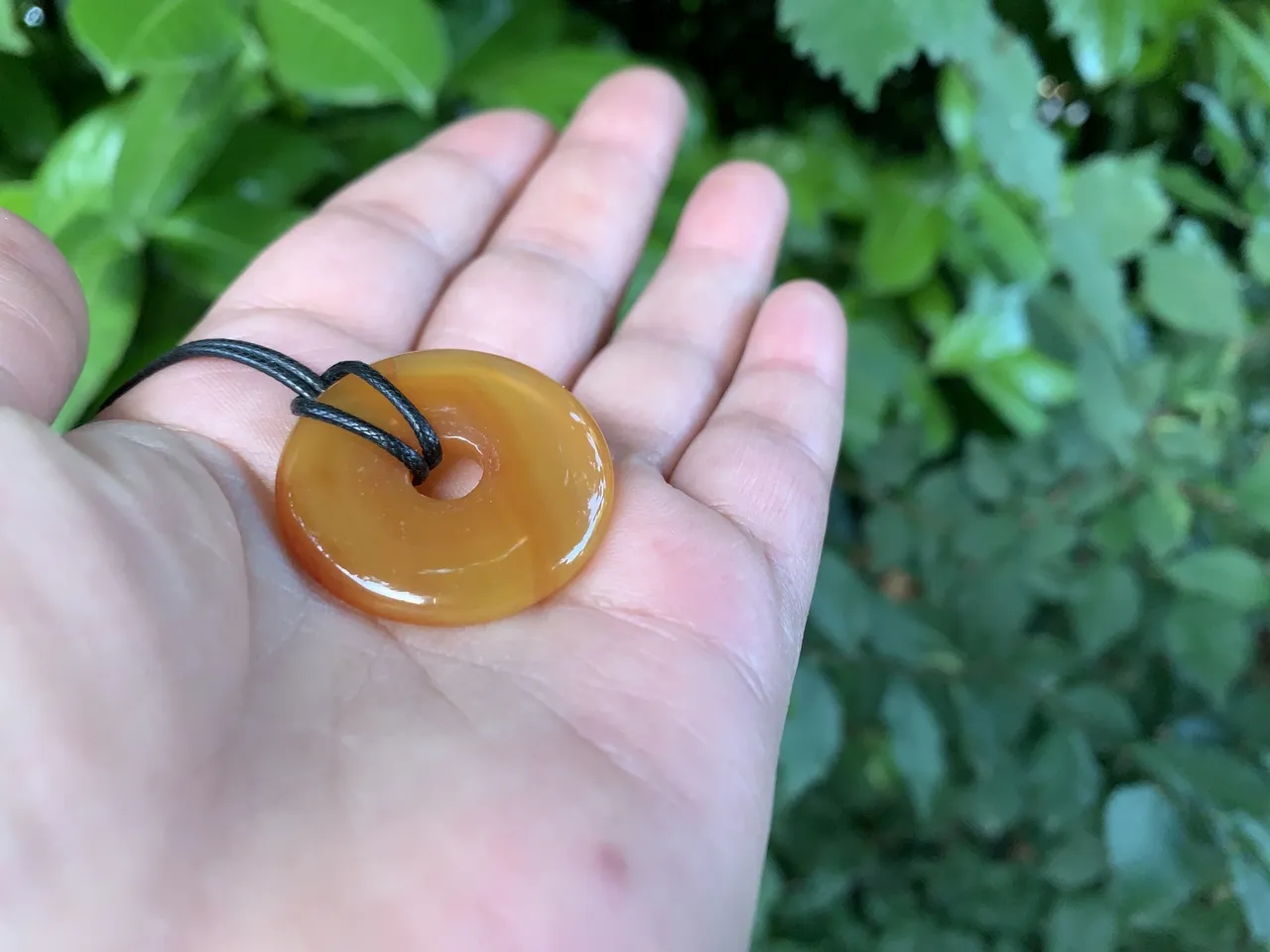 Donut 3 cm Cornaline AA naturelle 