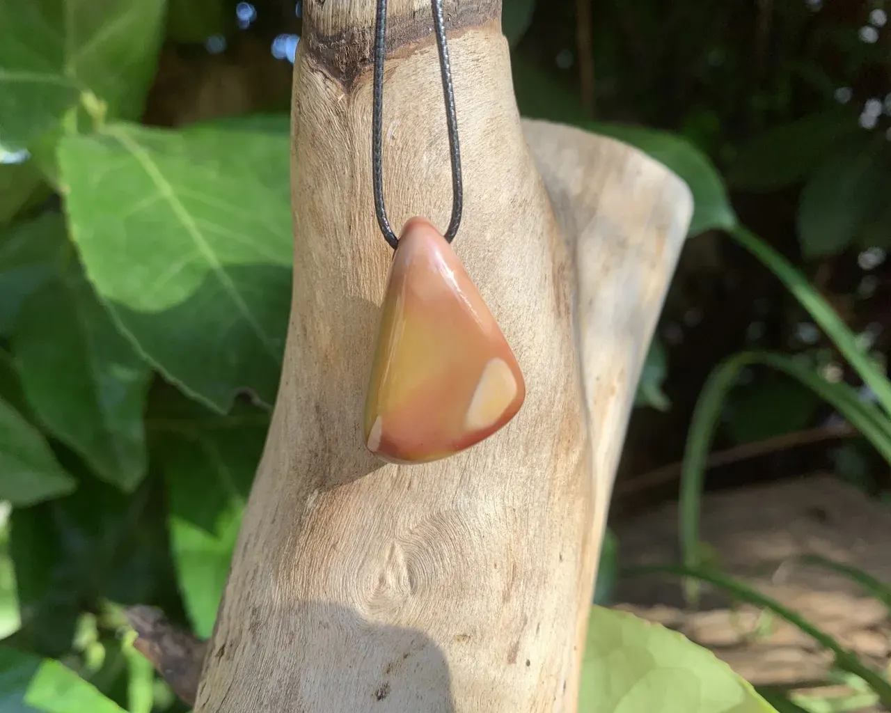 Pendentif Jaspe mokaïte AA naturel — Canada