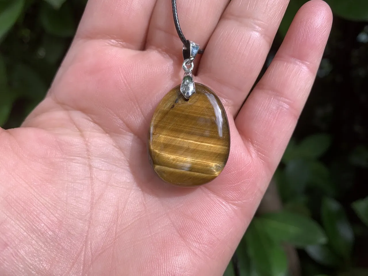 Pendentif œil de tigre AA naturel — Pierre de qualité supérieure — Australie