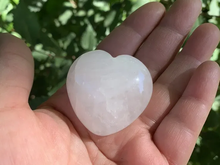 Cœur Cristal de Roche A (44 g) - Brésil - Pierre Naturelle