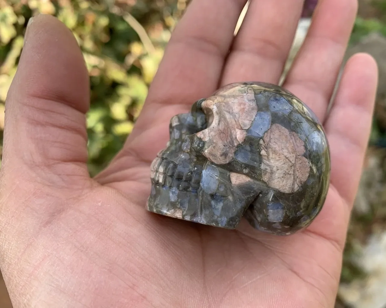 Rhyolite naturelle A+ — crâne  5 cm — Afrique du sud