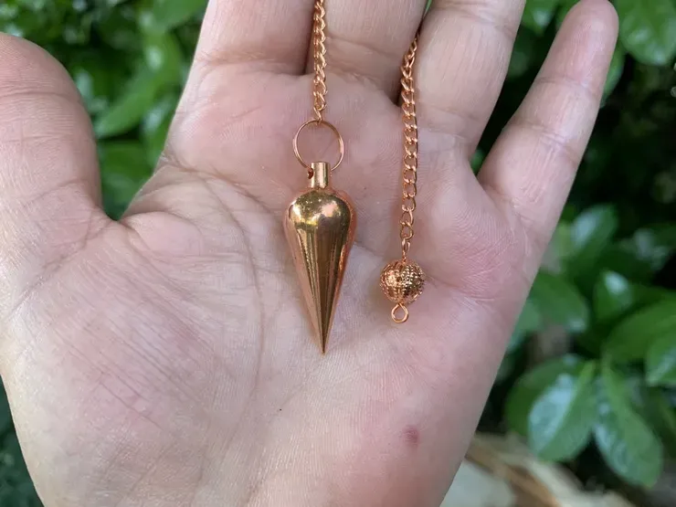 Pendule goutte plaqué Cuivre