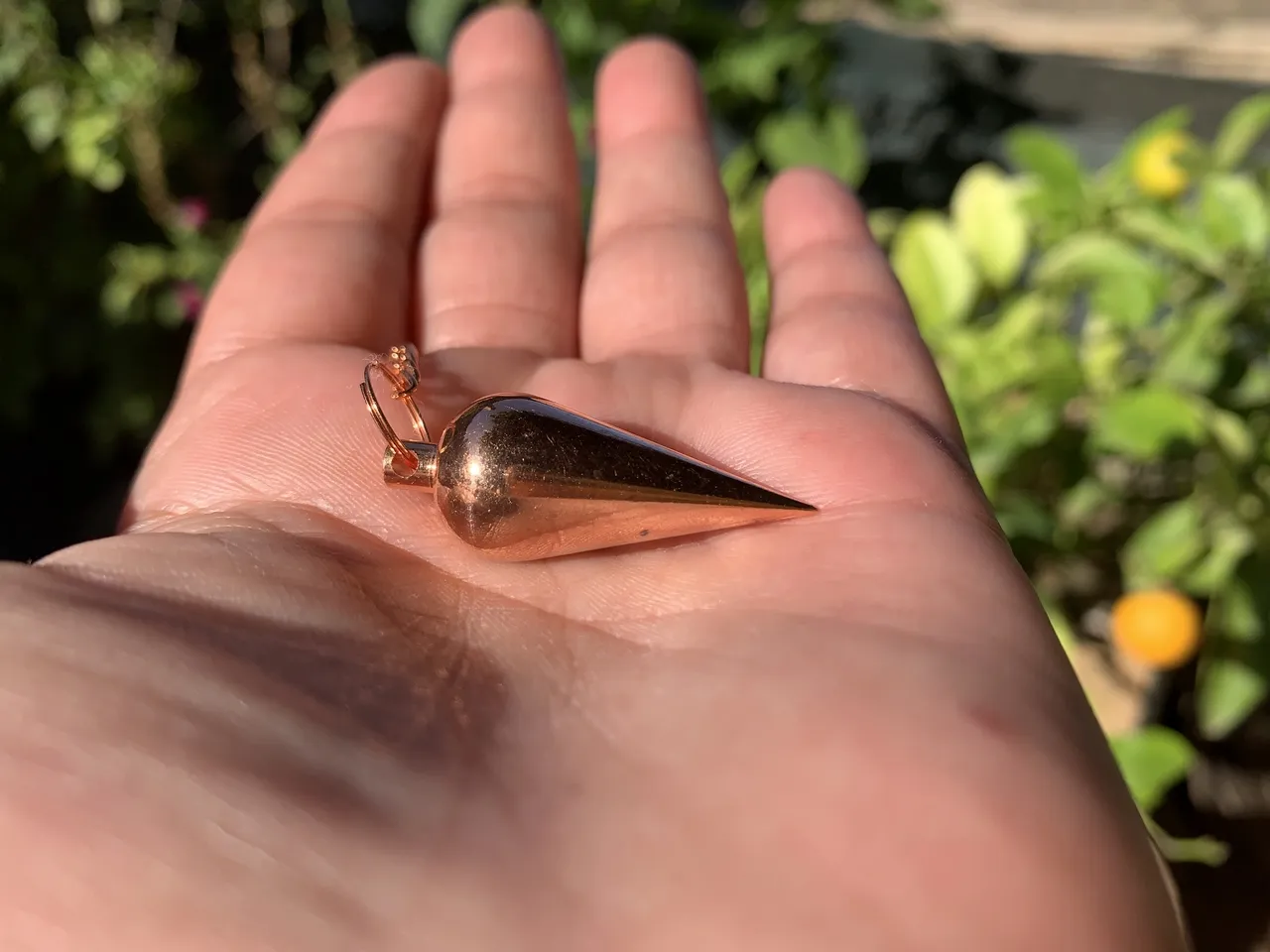 Pendule goutte plaqué Cuivre