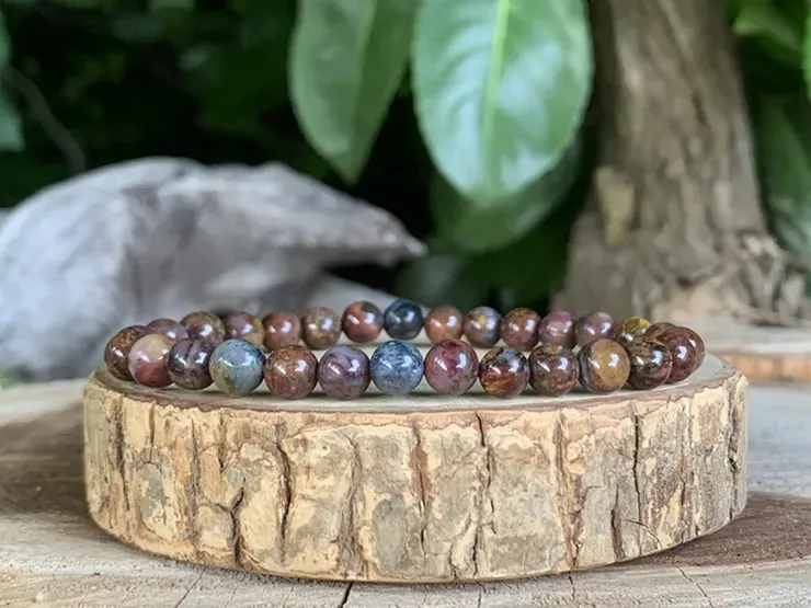 Bracelet Piétersite AA+ - Namibie - Pierre Naturelle Rare Qualité Exceptionnelle Bracelet Piétersite AA+