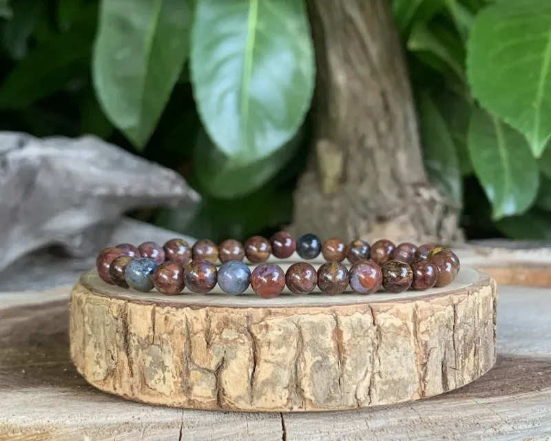 Bracelet pierre rare Piétersite AA+