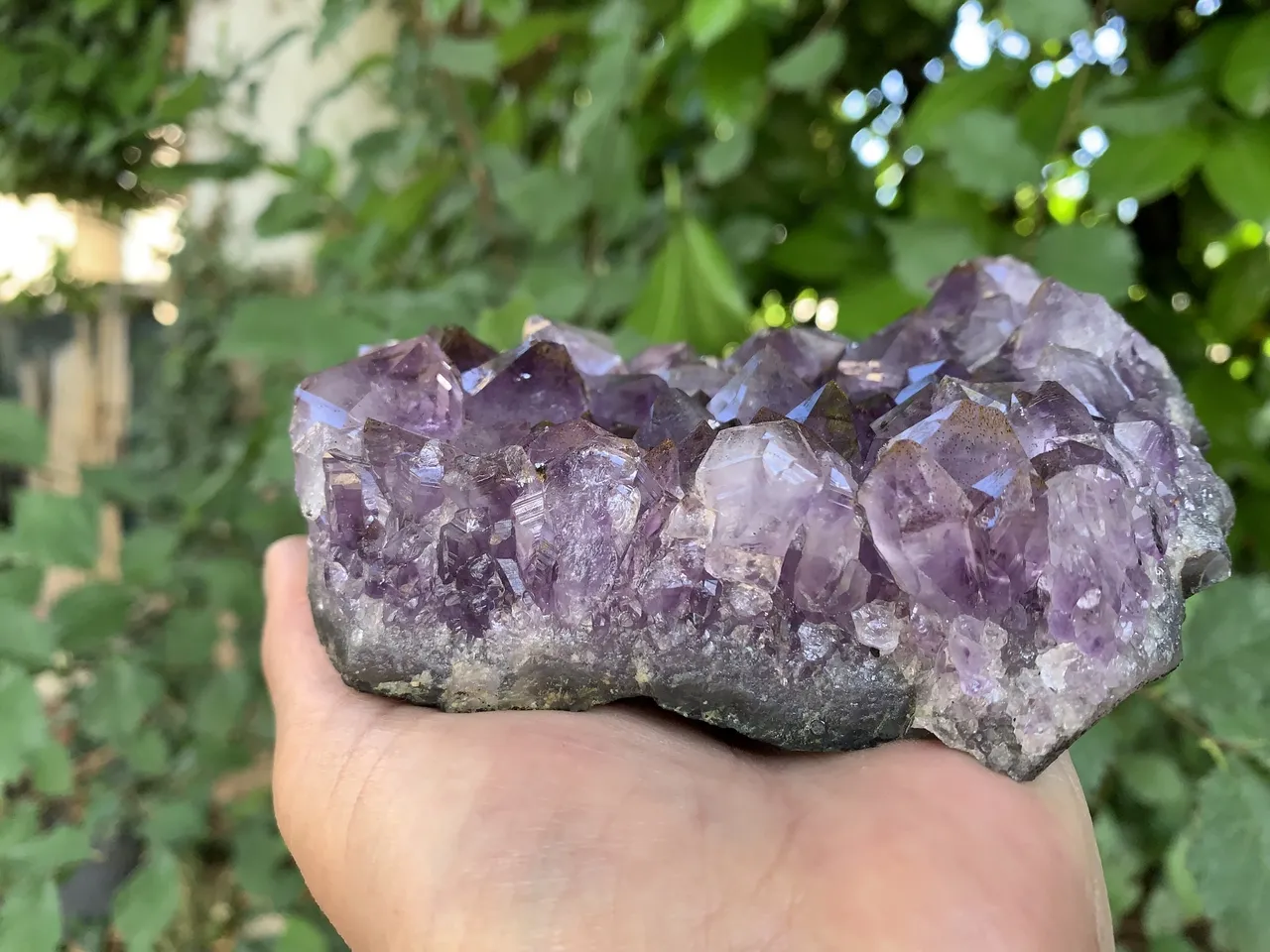 Amas cristallin d'Améthyste naturelle Extra | Minéral praticiens énergétiques