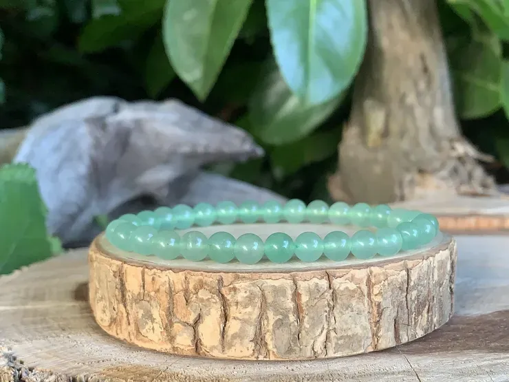 Bracelet Aventurine Verte A Naturelle - Brésil