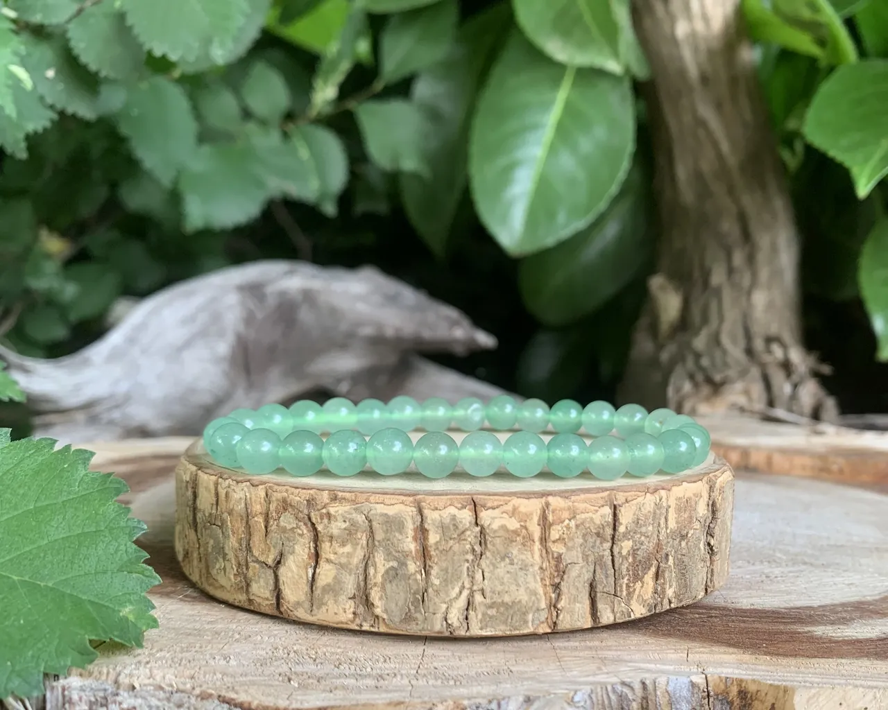 Bracelet Aventurine Verte A Naturelle - Brésil