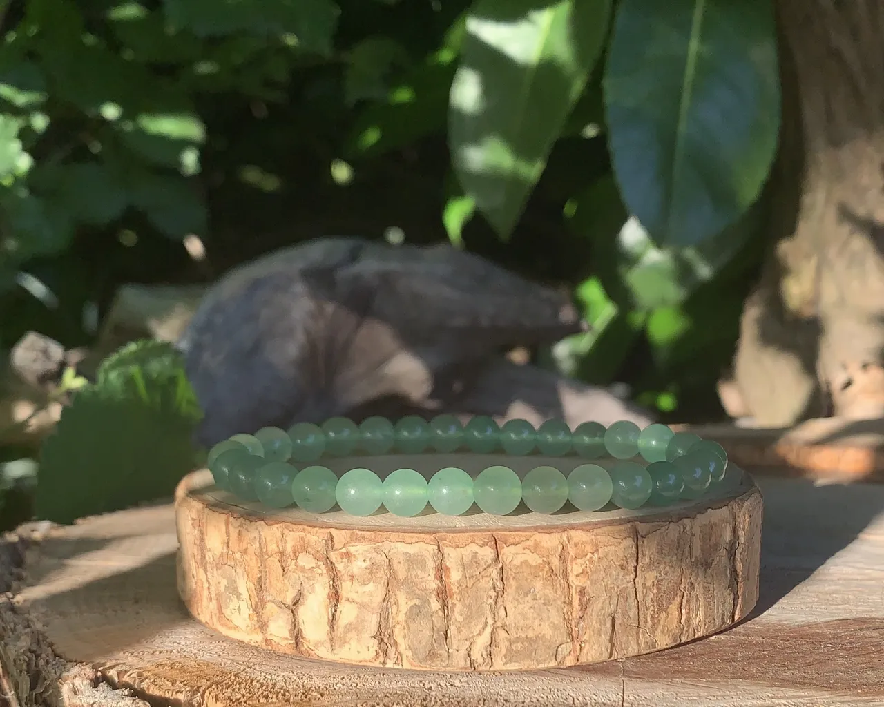 Bracelet Aventurine Verte A Naturelle - Brésil