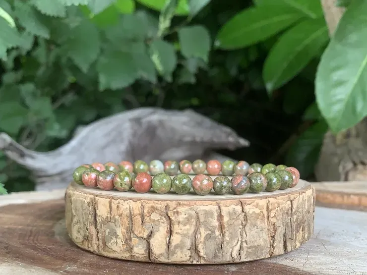 Bracelet Unakite A Naturelle