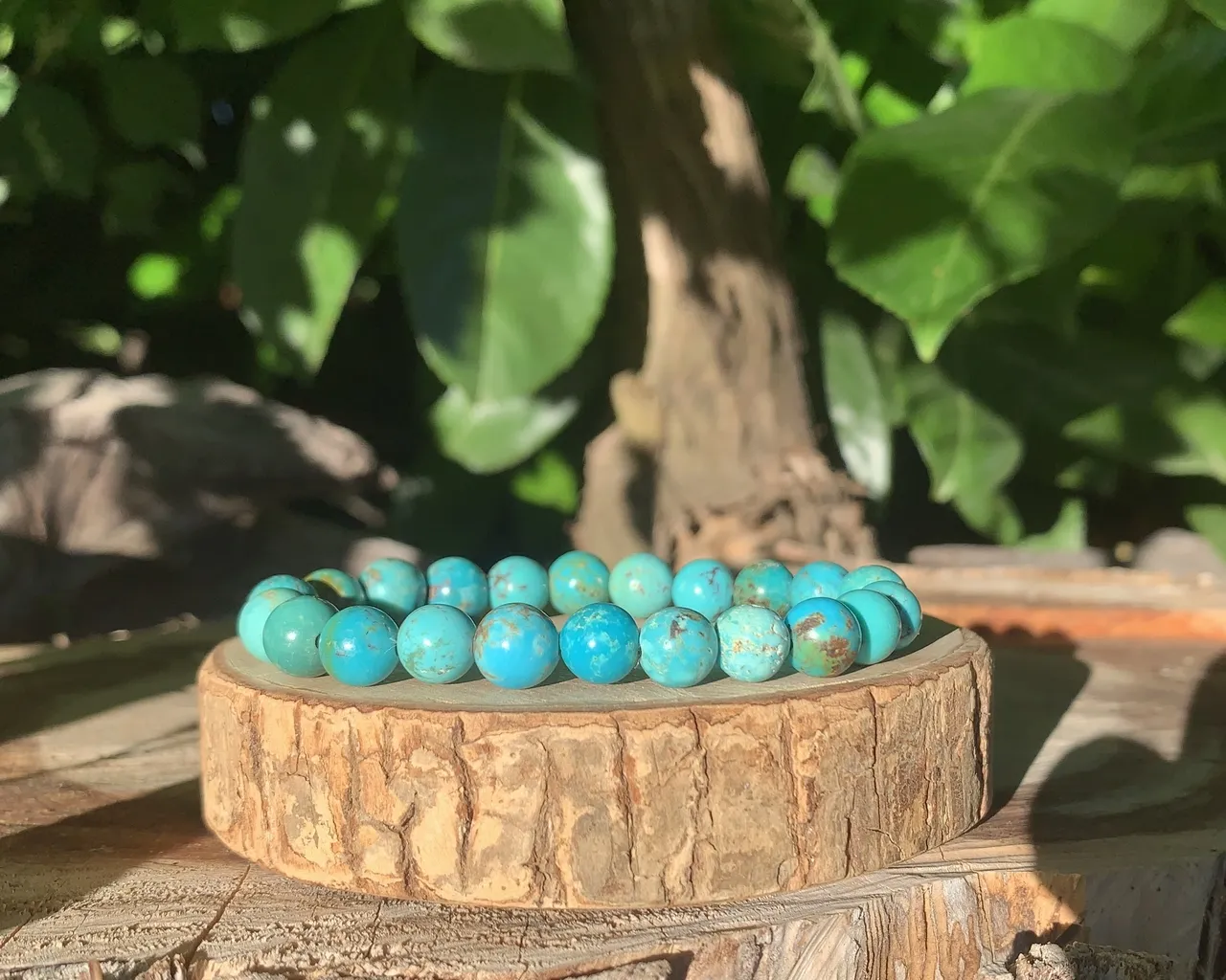 Bracelet  Véritable Turquoise Pérou