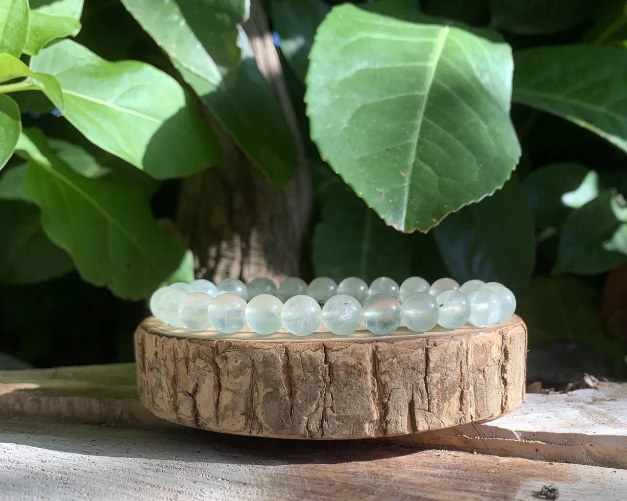 Bracelet Préhnite AA - Australie - Pierre Naturelle Qualité Supérieure