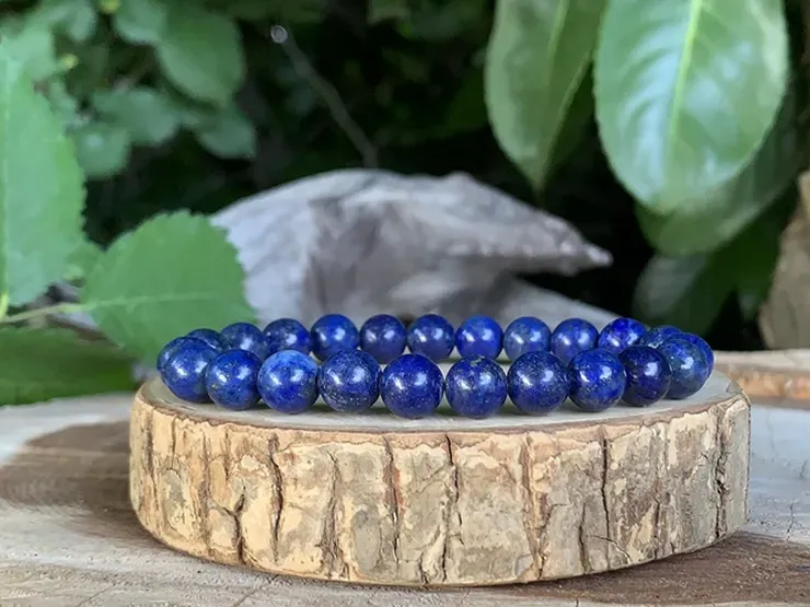 Bracelet Sodalite AA+ - Communication et Anti-stress - Pierre Naturelle Qualité Exceptionnelle Namibie