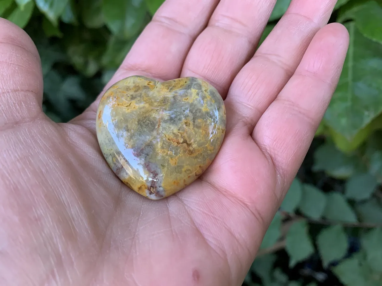 Cœur Agate crazy lace AAA naturelle — Mexique