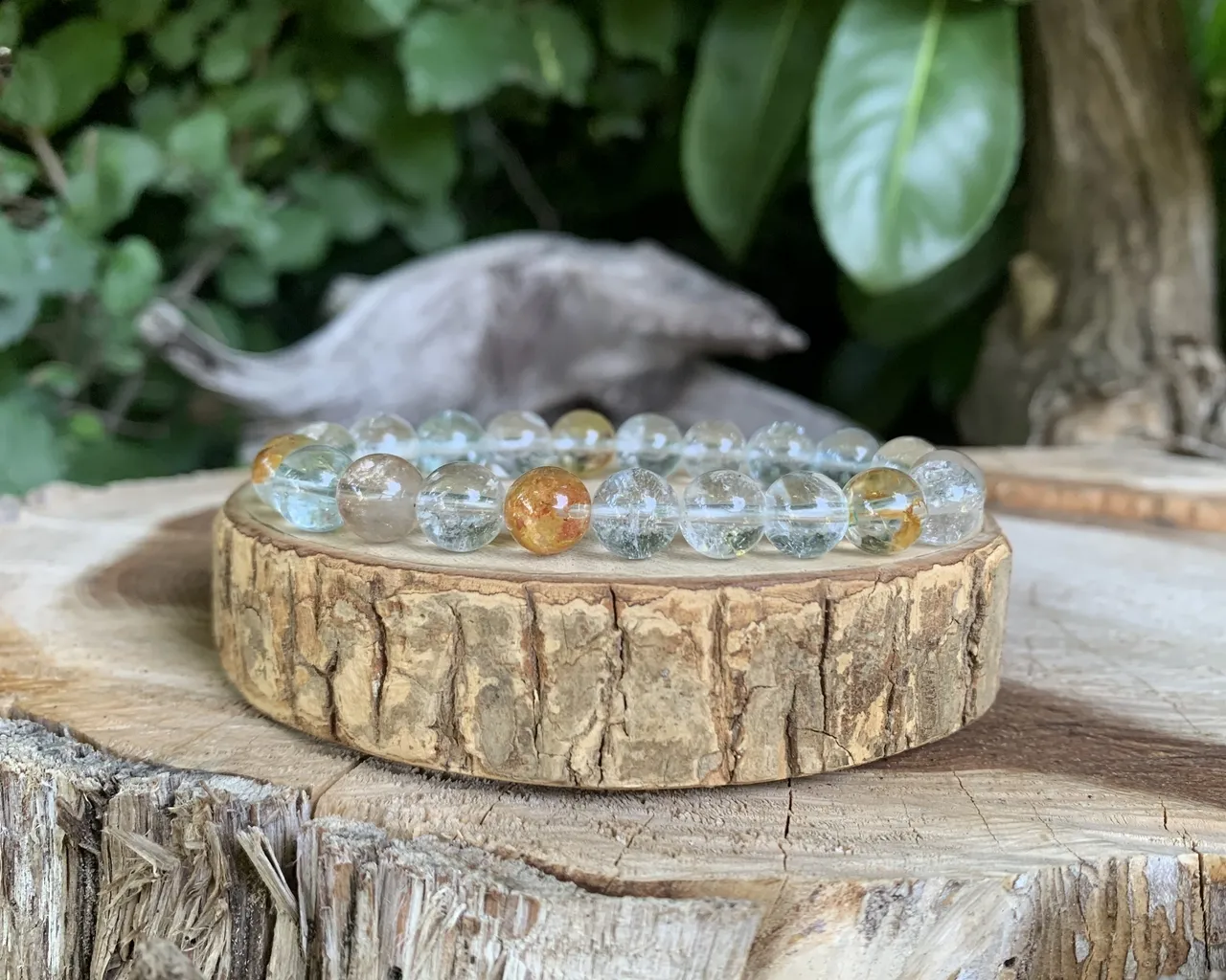 Bracelet Topaze AAA Naturelle Éveil spirituel et Vitalité