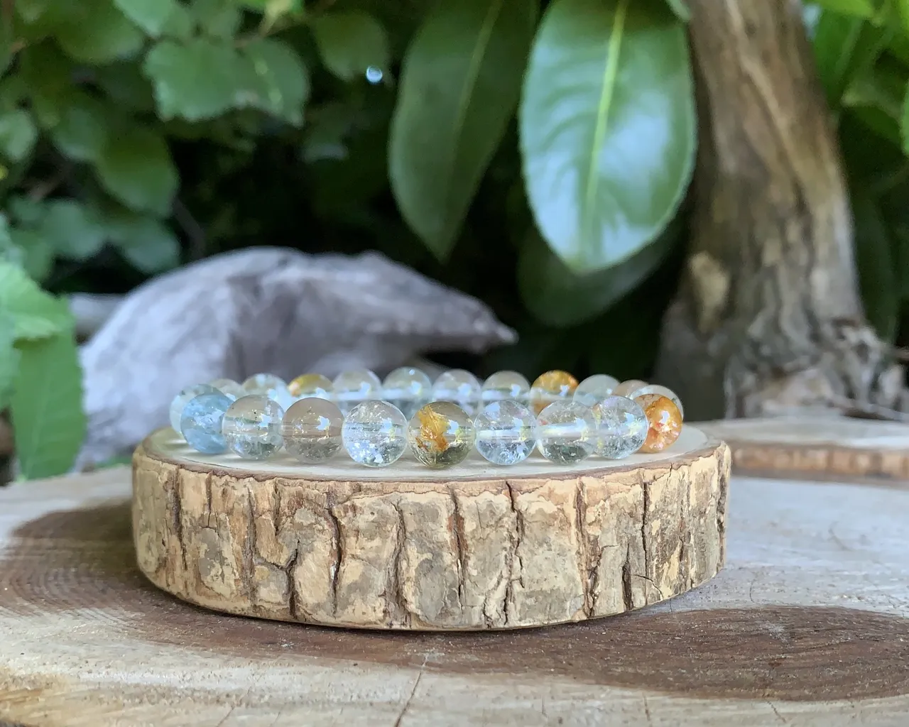 Bracelet Topaze AAA Naturelle Éveil spirituel et Vitalité