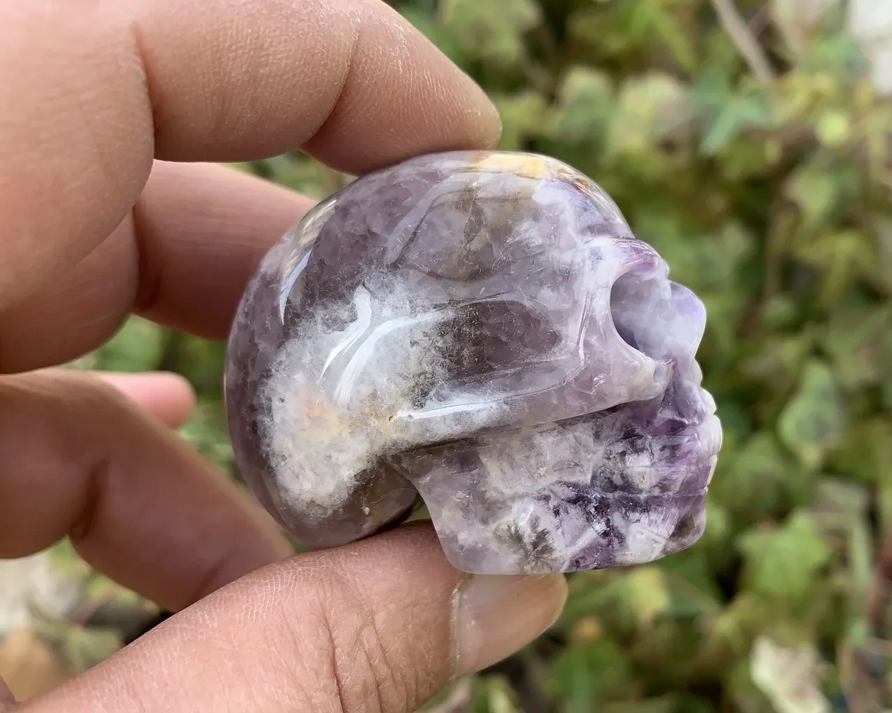 Crâne Améthyste A (50 mm) Pierre Naturelle Brésil