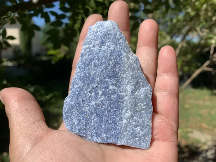 Quartz Bleu brut AA