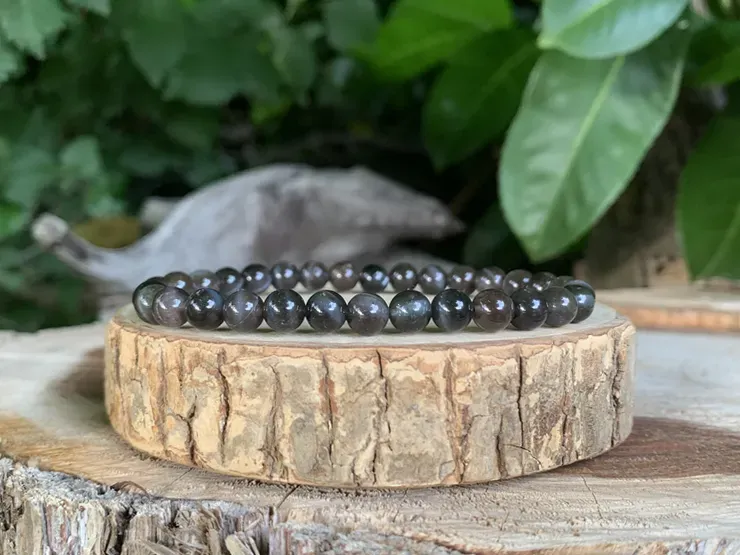 Bracelet Chrysobéryl AA (Œil-de-chat) Rare