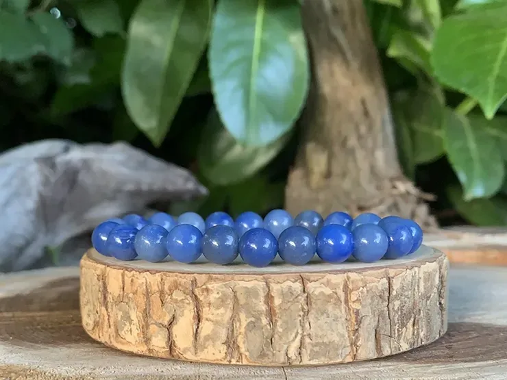 Bracelet Aventurine bleue AA