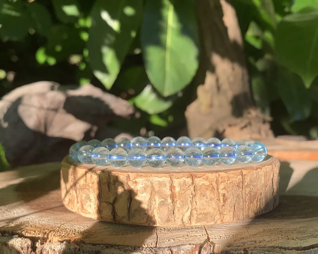 Bracelet Topaze Bleue AAA