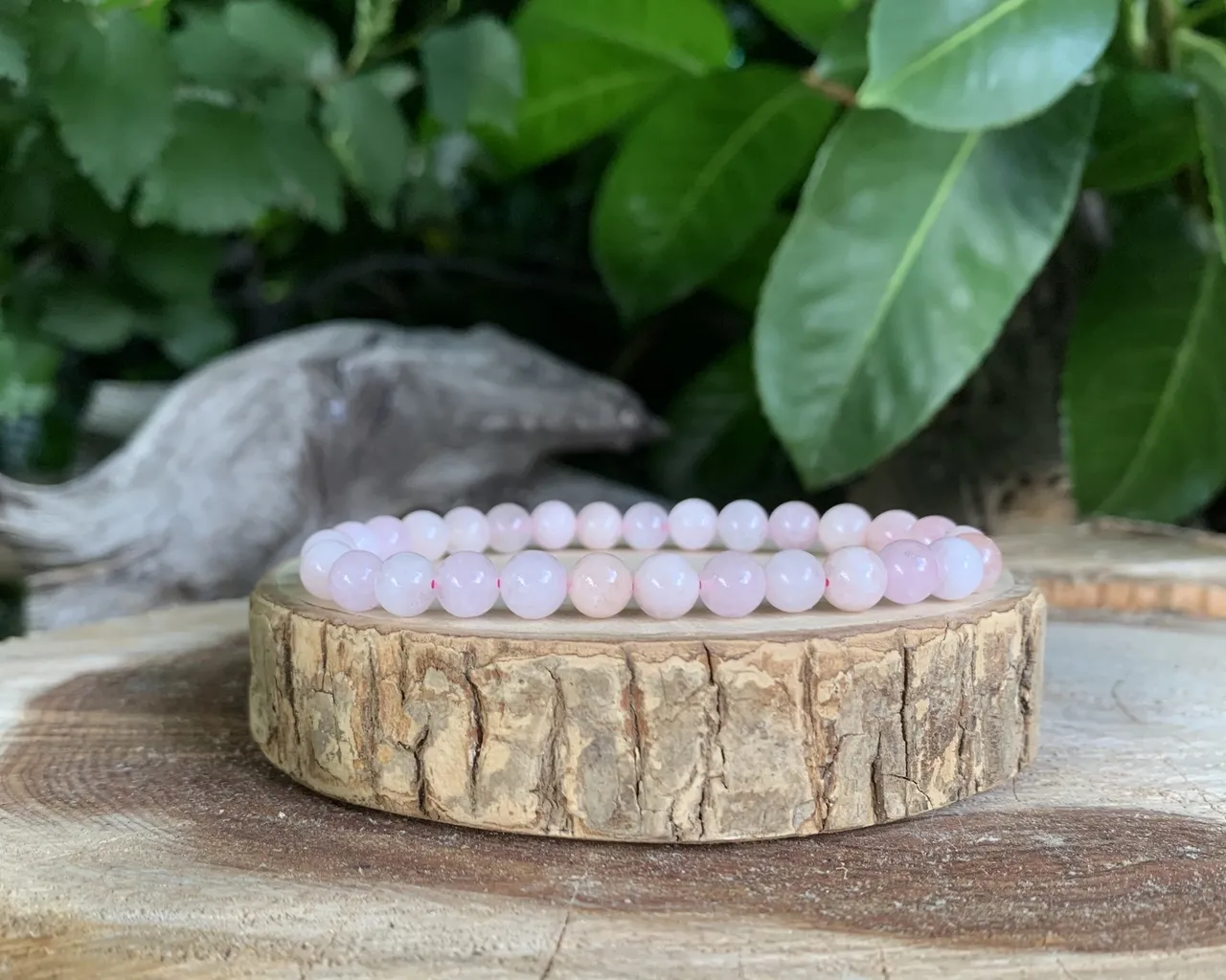 Bracelet Morganite A - Bien-être et Amour - Pierre Naturelle Rare Brésil