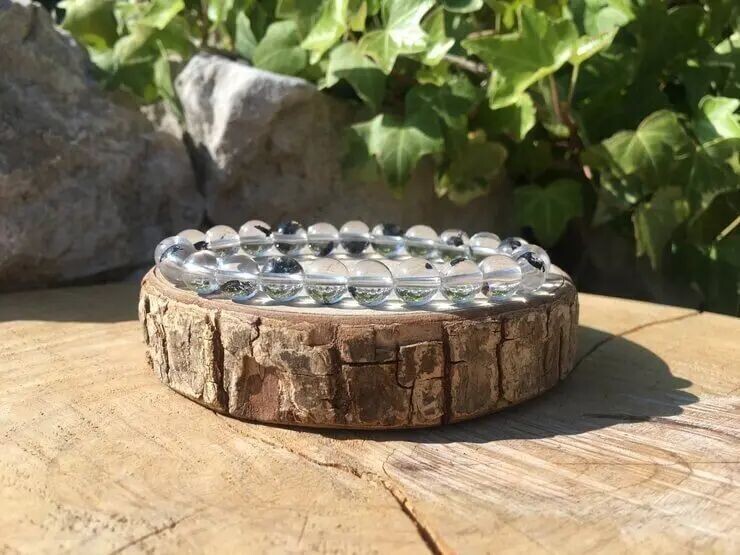 Bracelet Cristal de Herkimer naturel AAA - Pierre Rare — USA Bracelet Cristal de Herkimer naturel AAA - Pierre Rare — USA