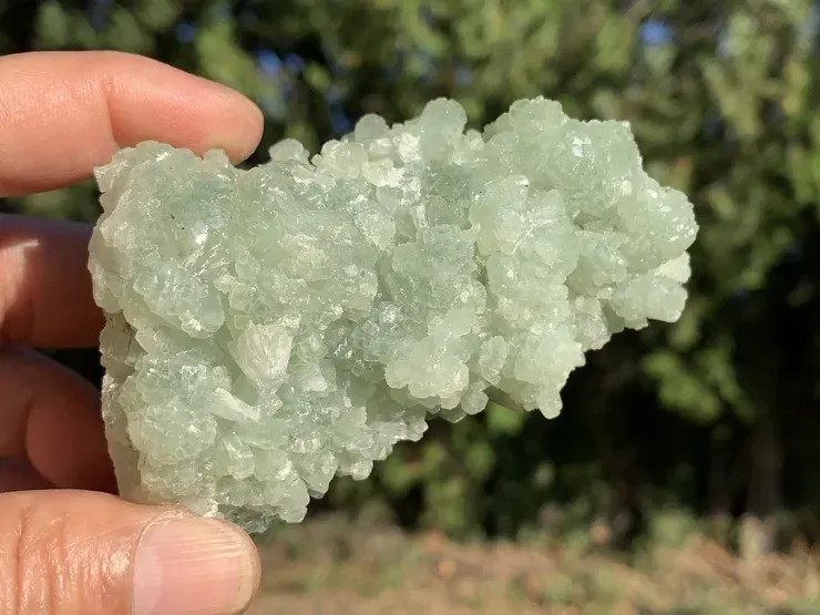 Préhnite Verte Brute AA+ (260 g) - Maroc - Cristaux Naturels Qualité Supérieure