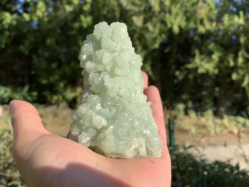 Préhnite Verte Brute AA+ (260 g) - Maroc - Cristaux Naturels Qualité Supérieure