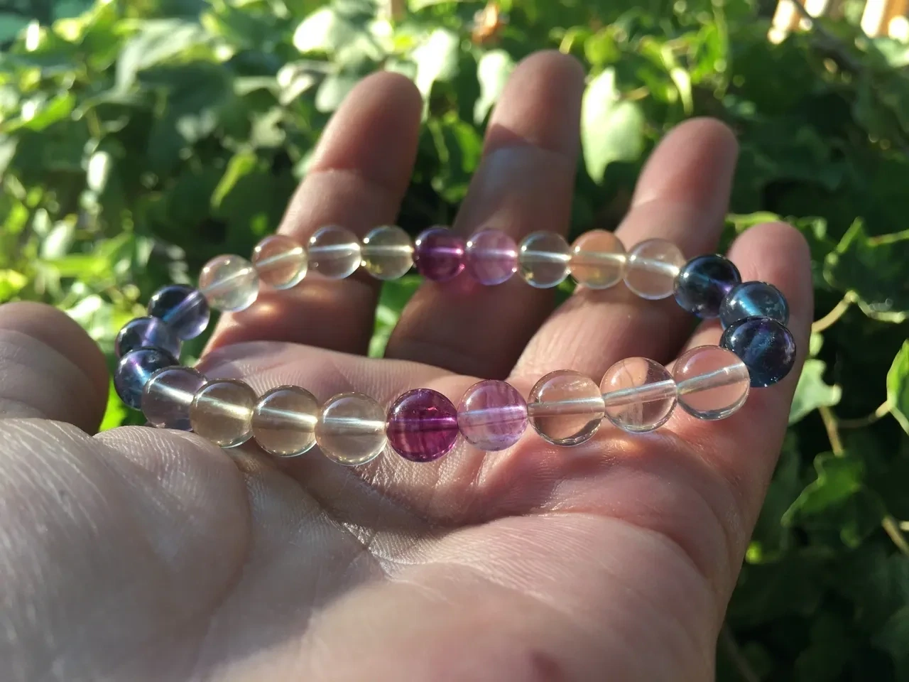 Bracelet Fluorine multicolore AAA naturelle — Chine