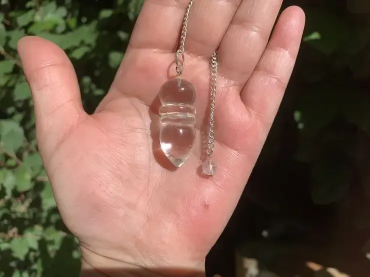 Pendule Isis Cristal de Roche naturel A+ Pendule Isis Cristal de Roche naturel A+