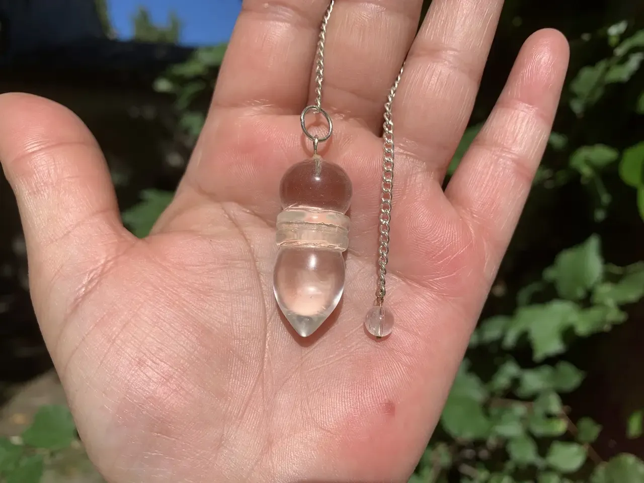 Pendule Isis Cristal de Roche naturel A+ — radiesthésie