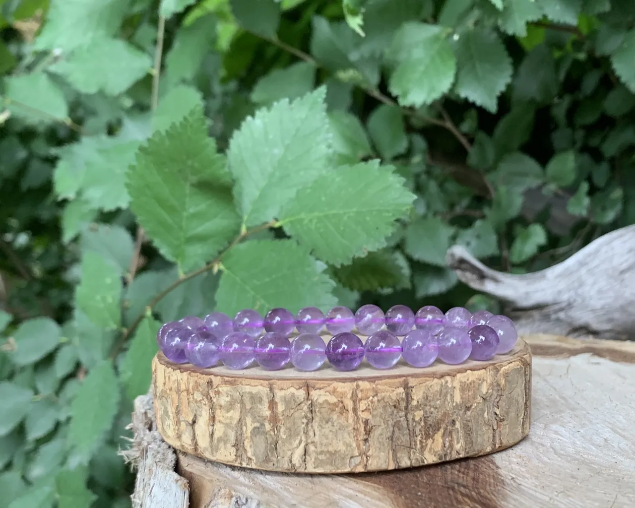 Bracelet Améthyste Naturelle 