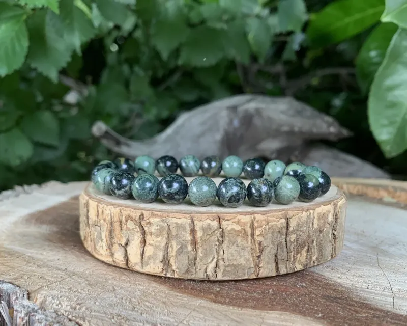 Bracelet lithothérapie Jaspe Kambaba
