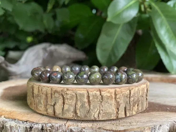 Bracelet Jaspe Sang de Dragon A Réalisation de soi 