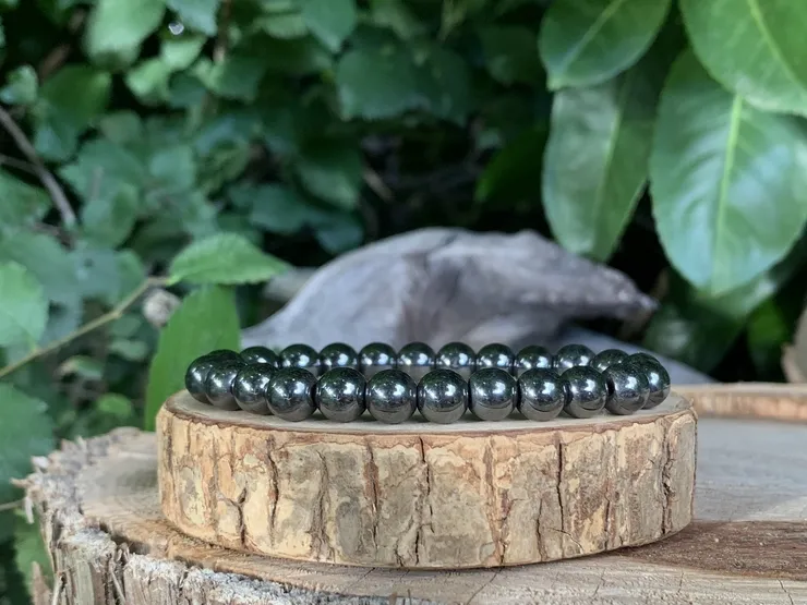 Bracelet Hématite Protection et Ancrage