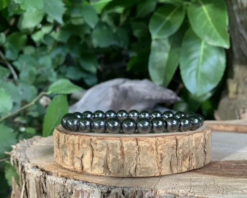 Bracelet Hématite Protection et Ancrage