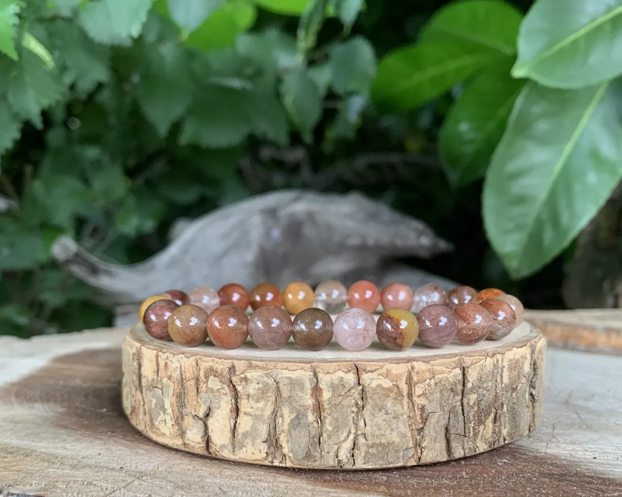 Bracelet Quartz Rutilé Rouge AA - Puissance & Confiance