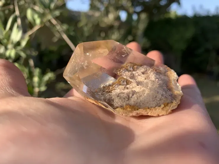 Quartz à inclusions de type jardin — pièce naturelle de collection — Brésil