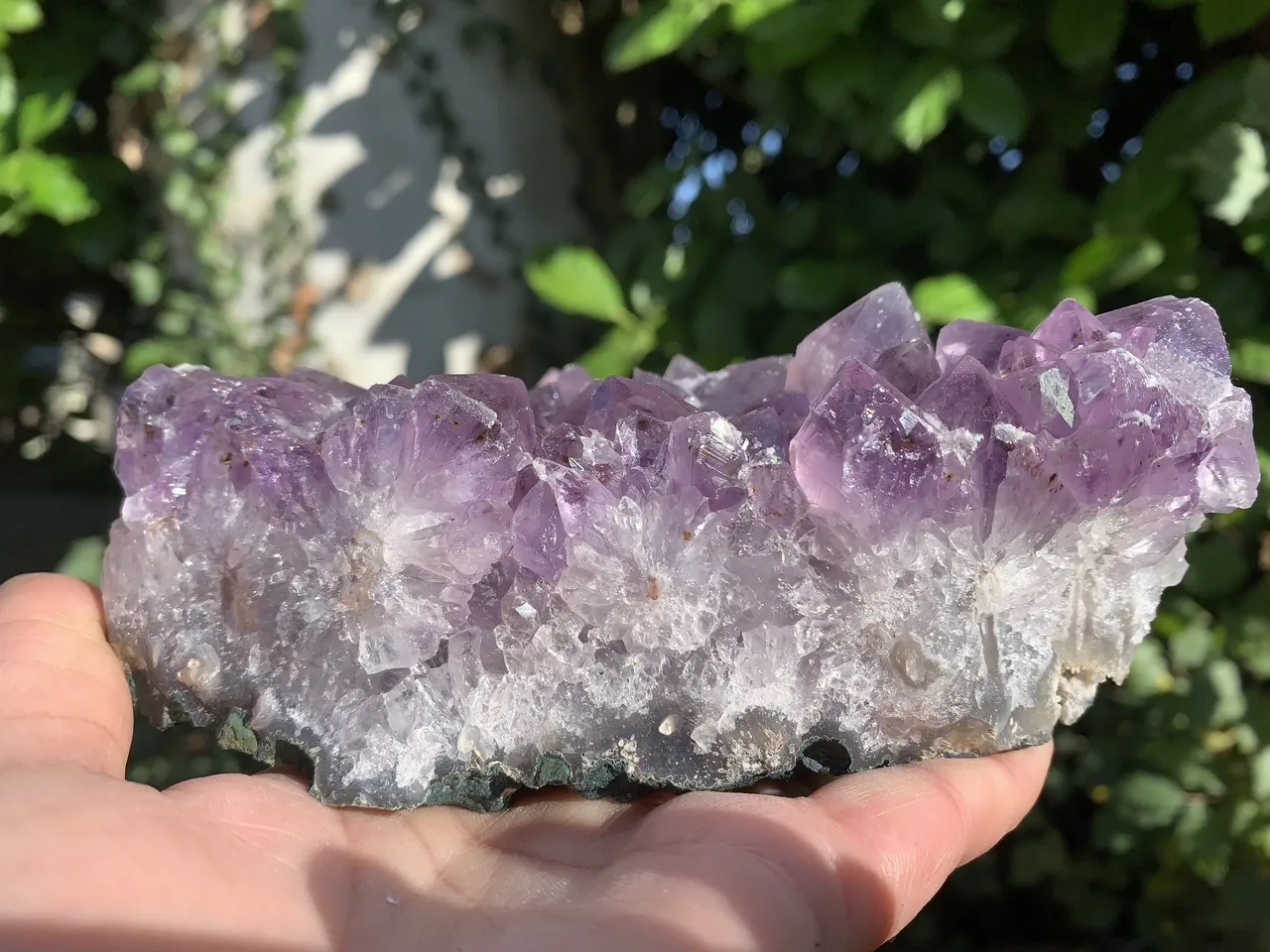 Druse Améthyste naturelle — Brésil — minéral pour ornement des espaces