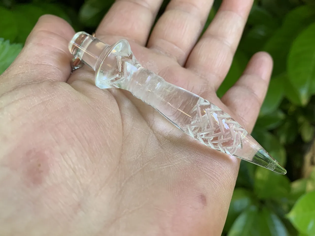 Pendule de Thot Cristal de Roche Extra – Pendule Égyptien de Radiesthésie