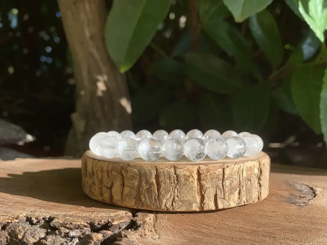 Bracelet Quartz Fantôme naturel AA - Clairvoyance - Brésil