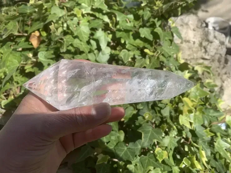 Pointe biterminée 12 faces, géométrie Vogel — Outil pour praticiens énergétiques