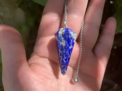 Pendule Hexagonal Lapis-lazuli naturel AA – Radiesthésie