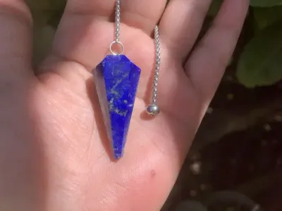 Pendule Hexagonal Lapis-lazuli naturel AA – Radiesthésie