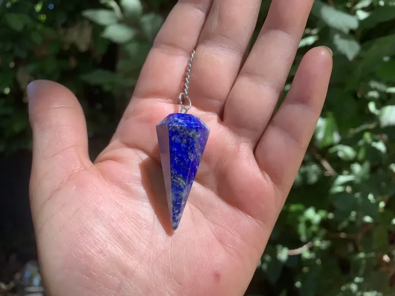 Pendule Hexagonal Lapis-lazuli naturel AA – Radiesthésie