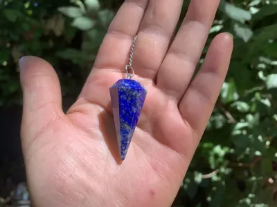 Pendule Hexagonal Lapis-lazuli naturel AA – Radiesthésie