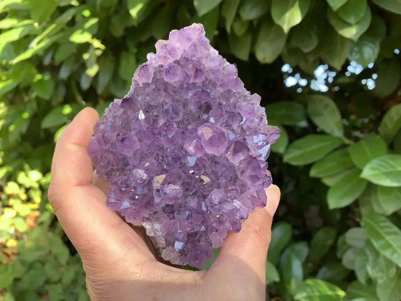 Druse d'Améthyste naturelle en provenance du Brésil