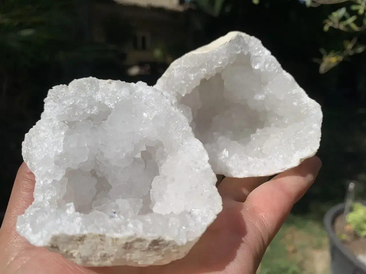 Géode en Quartz naturel — Maroc
