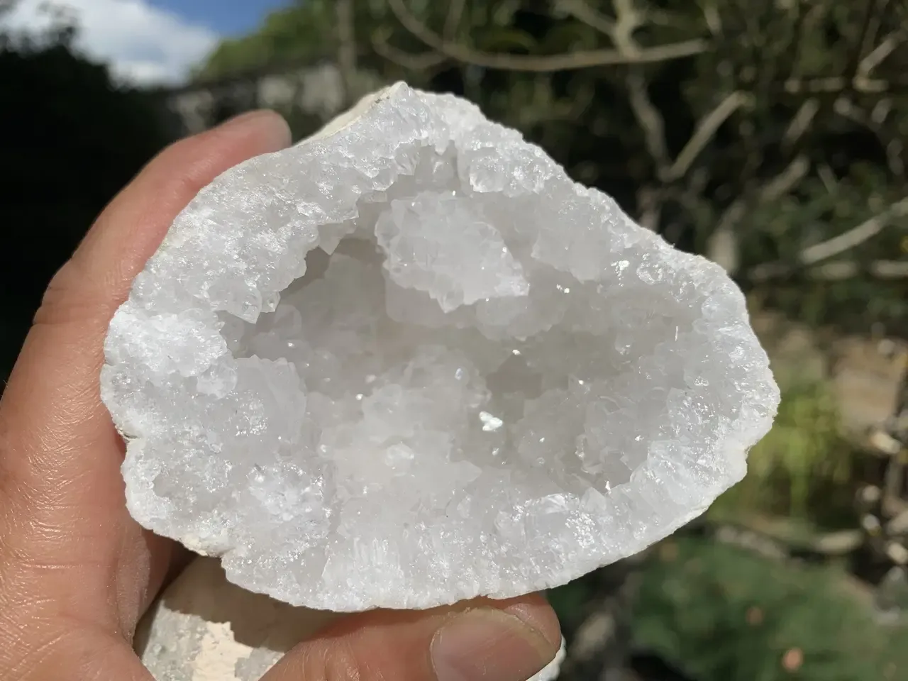 Géode en Quartz naturel — Maroc